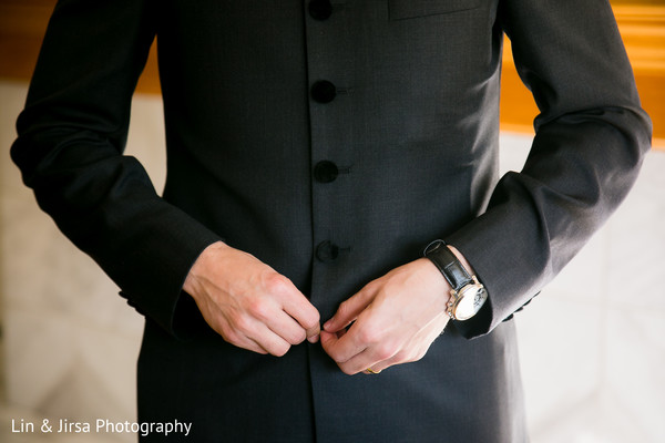 Groom Getting Ready