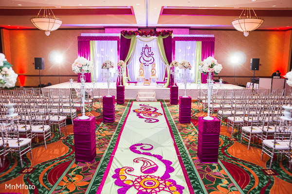 Floral & Decor in Dallas, TX Indian Wedding by MnMfoto | Maharani Weddings