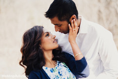 The couple poses for their engagement shoot!