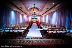 The ceremony mandap!