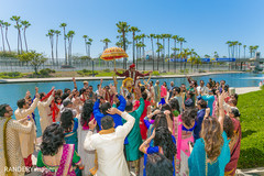 The baraat takes place!