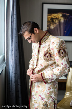 Groom Getting Ready