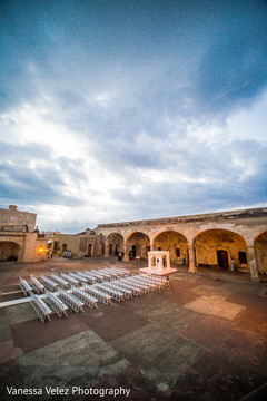 The ceremony takes place at Puerto Rico!