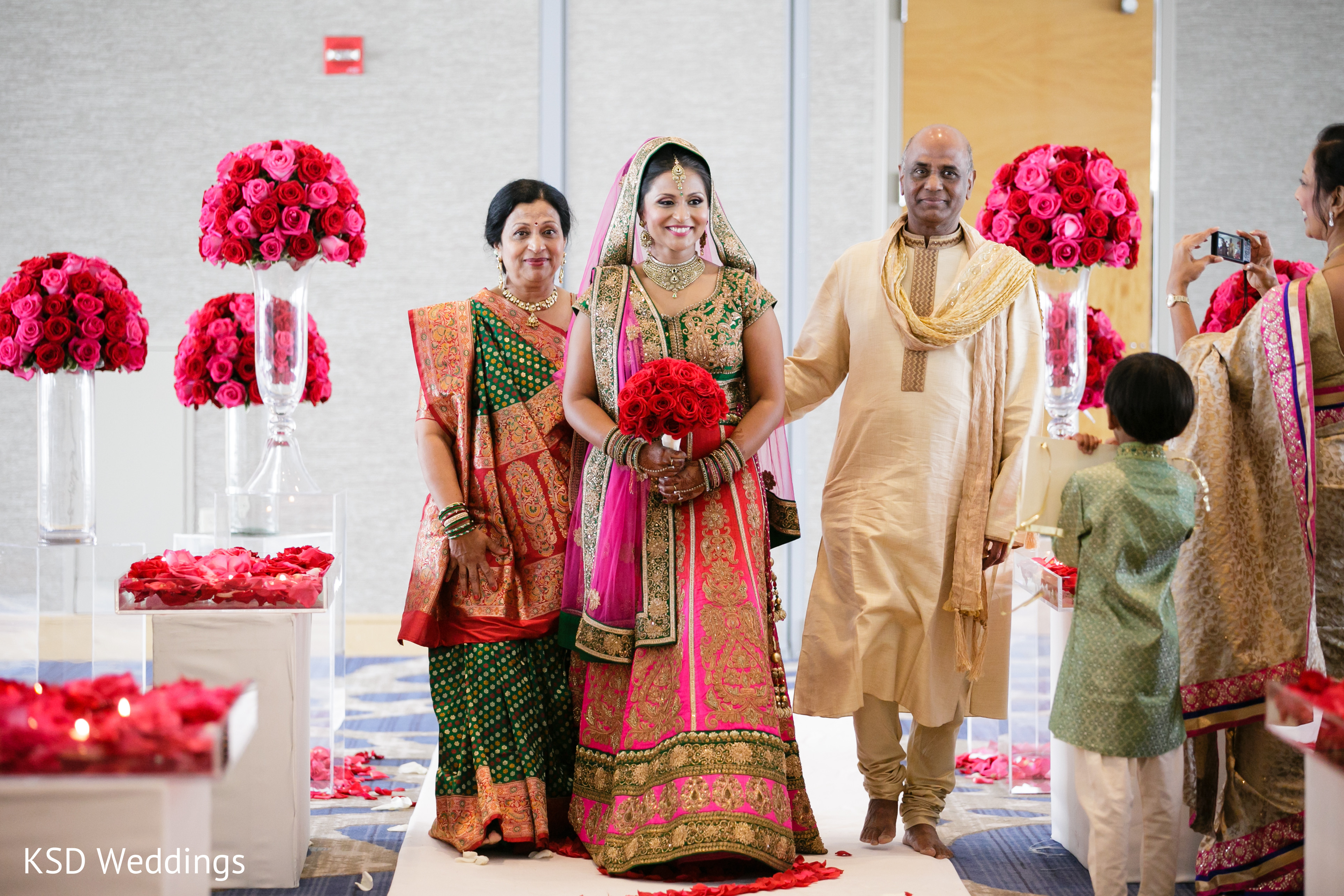 Ceremony in Jersey City, NJ Indian Wedding by KSD Weddings | Maharani