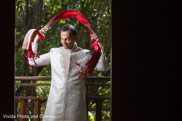 Groom Getting Ready