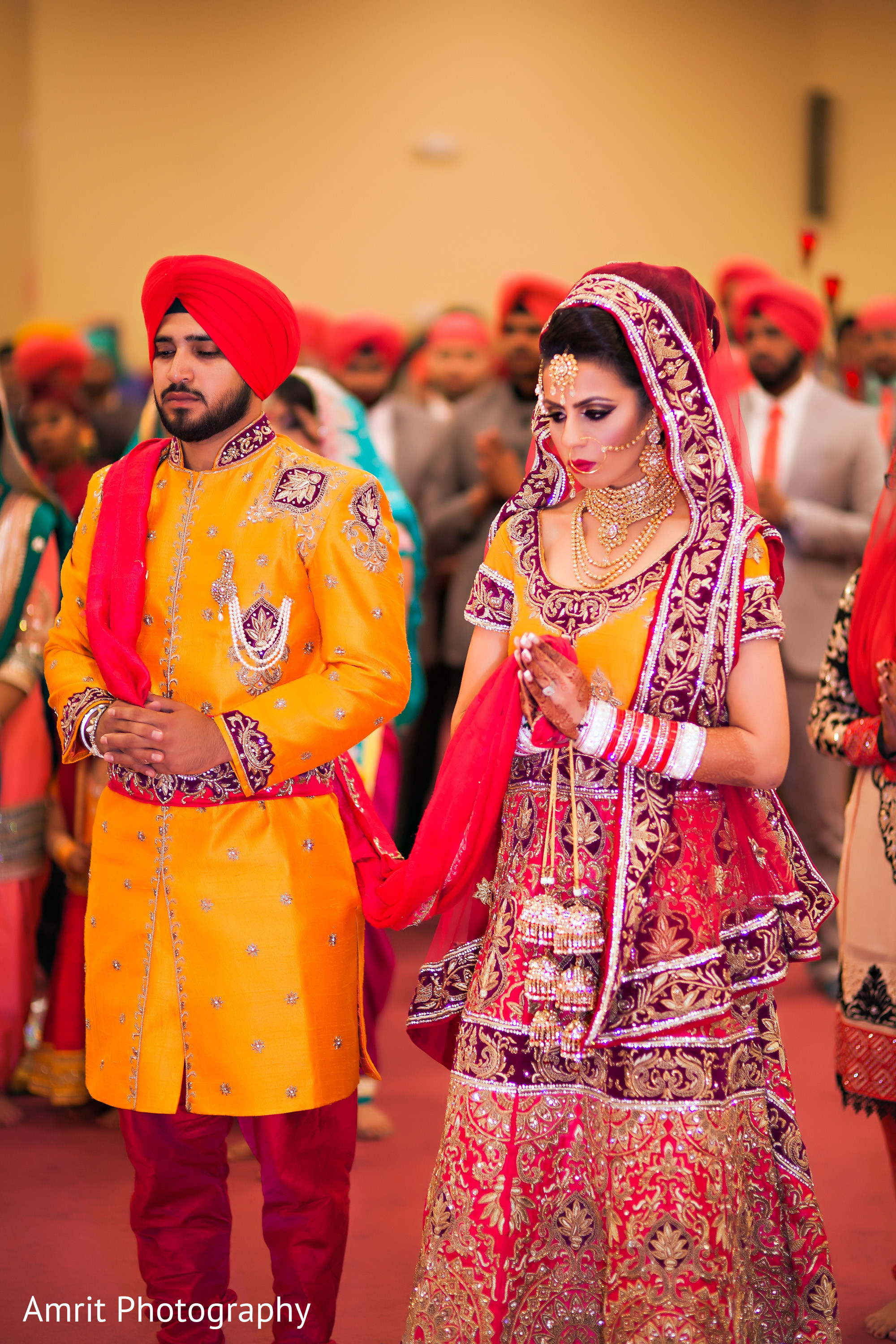 Sikh Ceremony in Carteret, NJ Sikh Wedding by Amrit ...