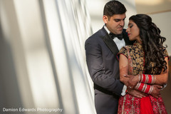 The couple poses for portraits!