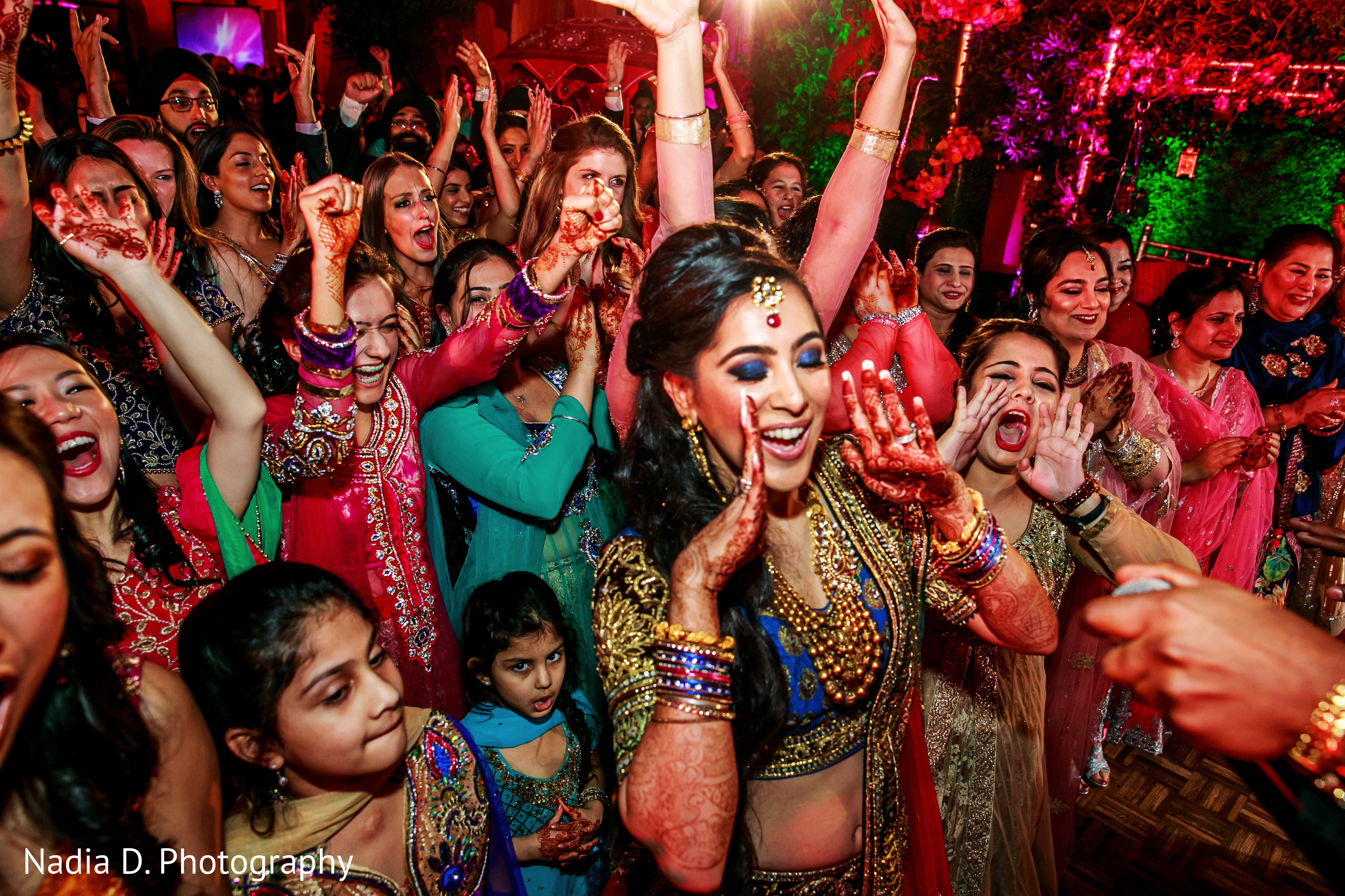 Sangeet In Long Island Ny Sikh Wedding By Nadia D Photography Maharani Weddings