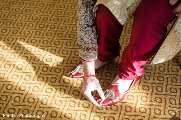 Groom Getting Ready