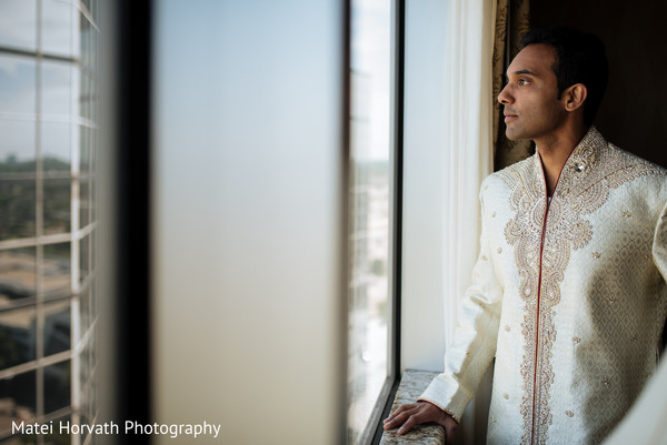 Groom Getting Ready