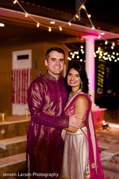 The Indian sangeet celebration takes place!