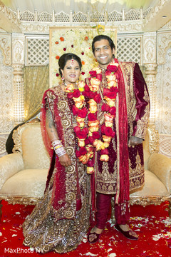 The Indian wedding ceremony takes place!