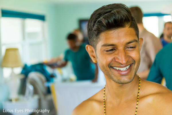 Groom Getting Ready