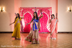 The sangeet celebration is under way!