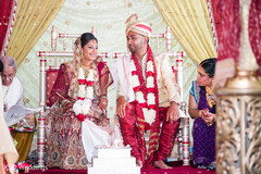 The Indian wedding ceremony takes place!