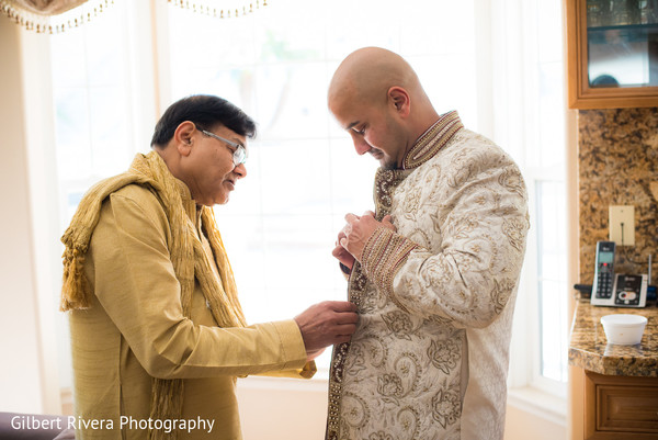 Groom Getting Ready