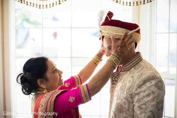 Groom Getting Ready