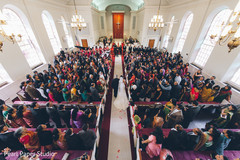 The church ceremony takes place!