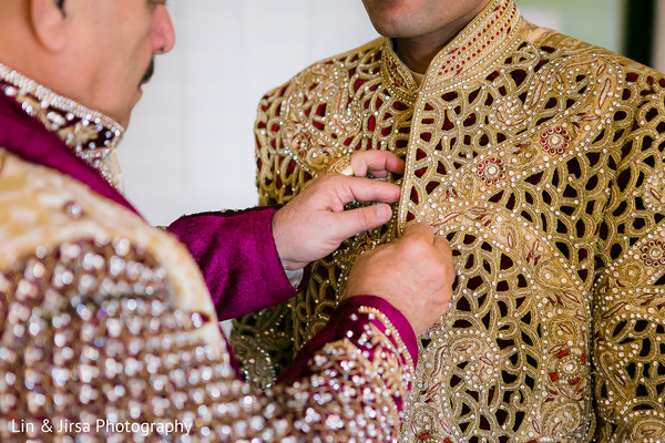 Groom Getting Ready