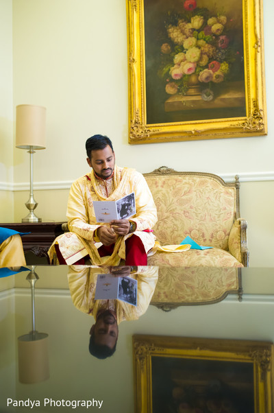 Groom Getting Ready