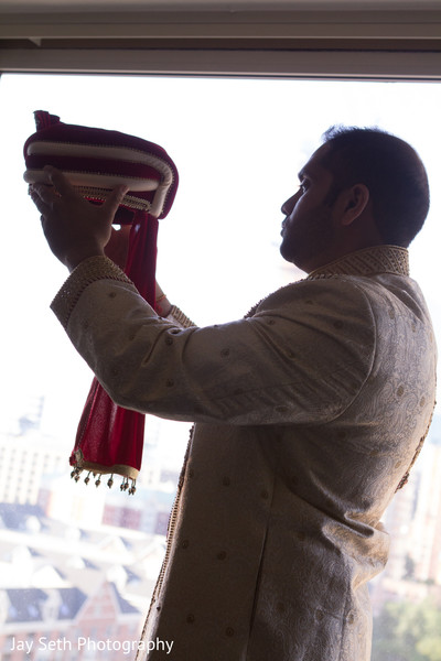 Groom Getting Ready