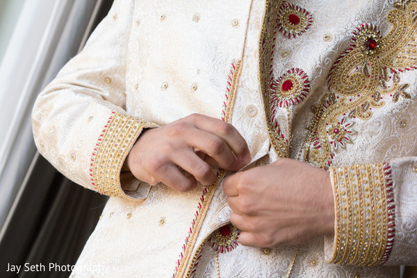 Groom Getting Ready