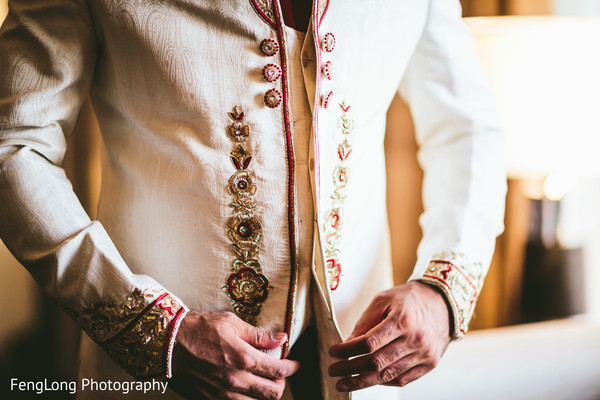 Groom Getting Ready