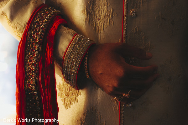 Groom Getting Ready