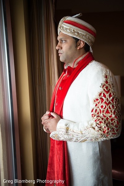 Groom Getting Ready