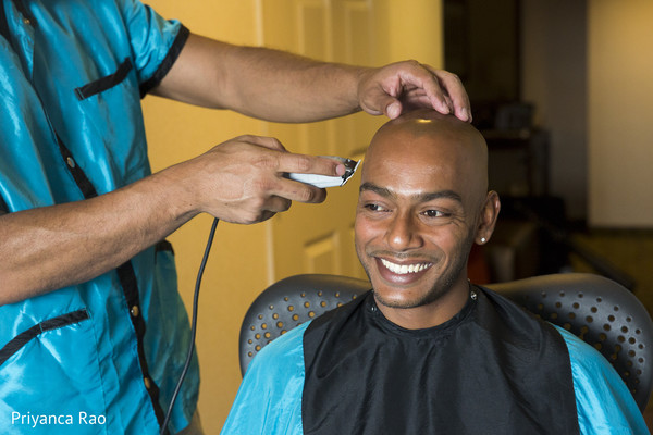 Groom Getting Ready