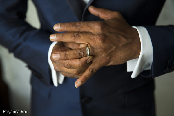 Groom Getting Ready