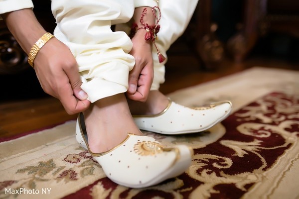 Groom Getting Ready