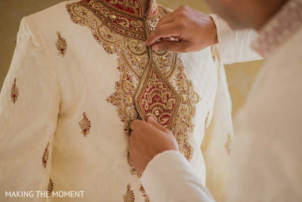 Groom Getting Ready