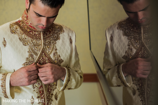 Groom Getting Ready