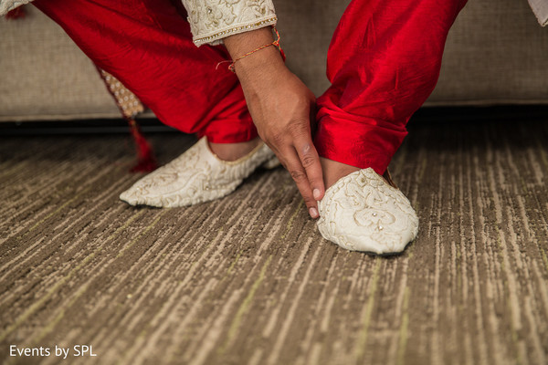 Groom Getting Ready