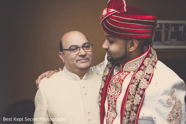 Groom Getting Ready