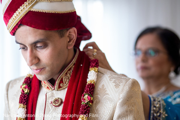 Groom Getting Ready