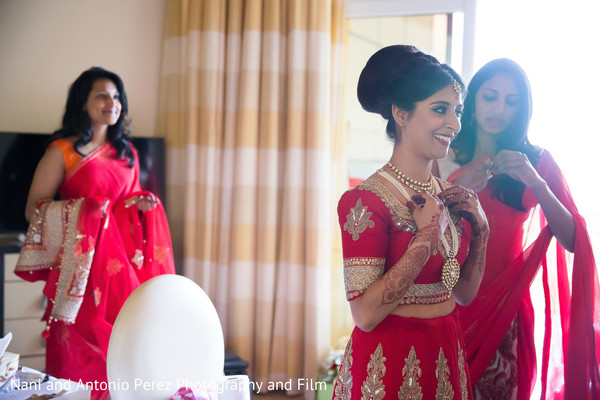 Bride Getting Ready