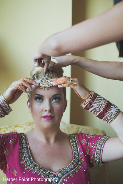 Bride Getting Ready