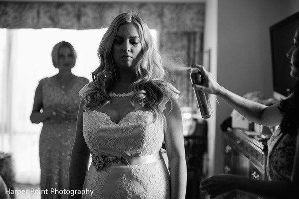 Bride Getting Ready