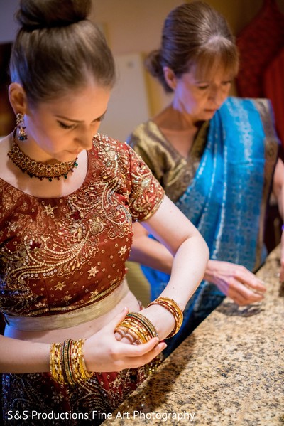 Bride Getting Ready