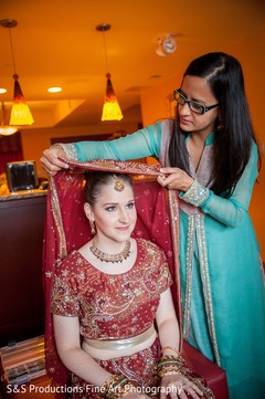 Bride Getting Ready