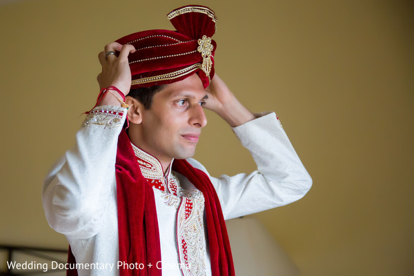 Groom Getting Ready