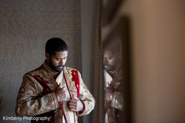 Groom Getting Ready