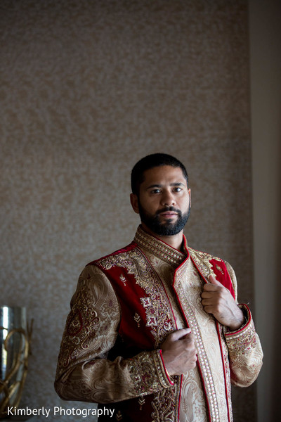 Groom Getting Ready