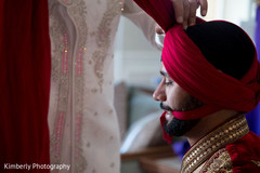 Groom Getting Ready