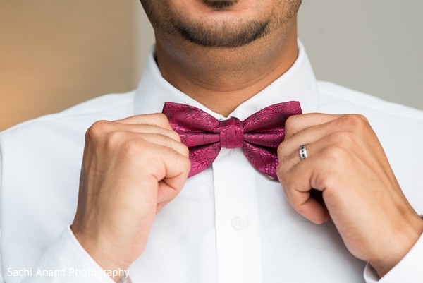 Groom Getting Ready