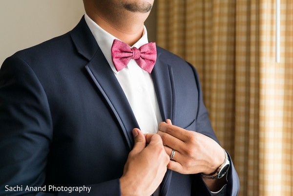 Groom Getting Ready