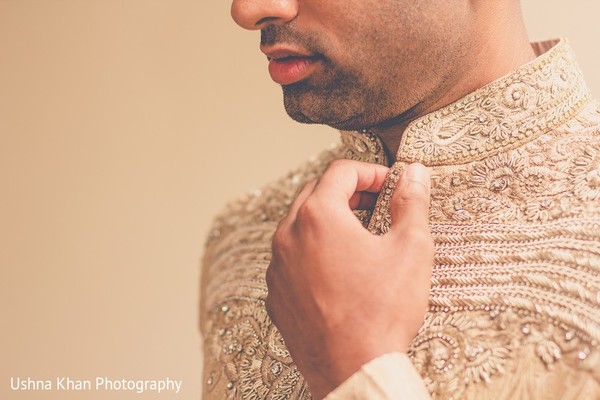 Groom Getting Ready