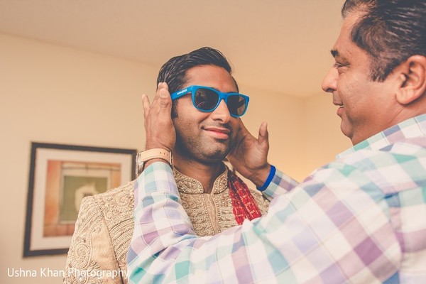 Groom Getting Ready